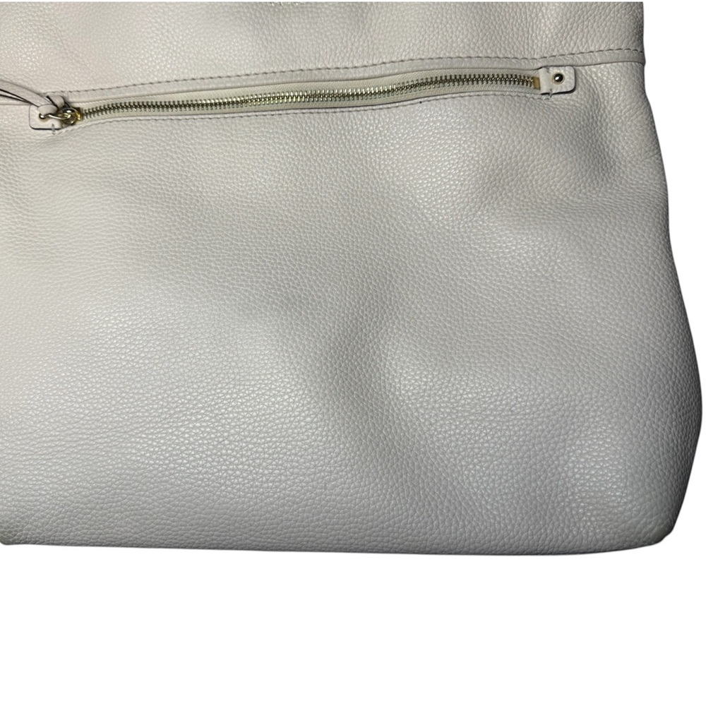 Kate Spade Cobble Hill Tayler Tote Leather Shoulder Bag Used Ivory/slight pink - Picture 5 of 16